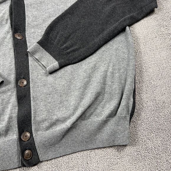 Tommy Hilfiger Cardigan Adult Large Gray Button Up Sweater Jacket Casual Men's - Picture 5 of 14